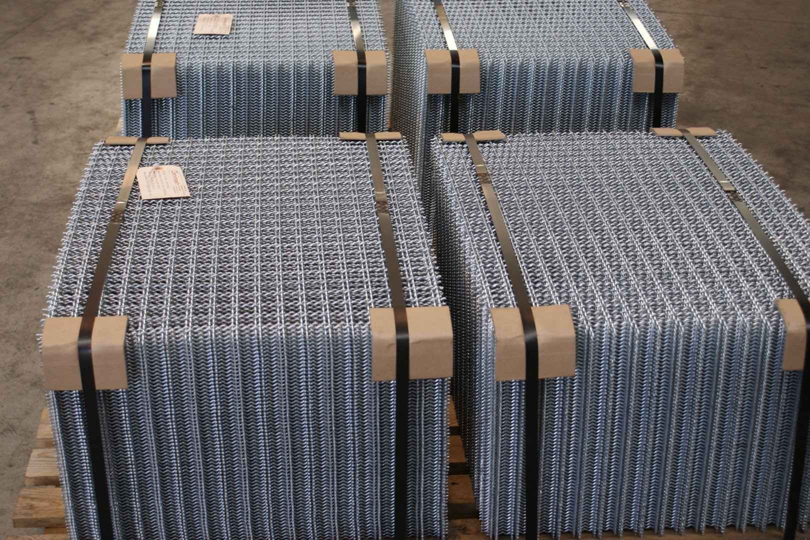 Gevlochten metaalgaas intermediate crimped voor zware industriële belasting