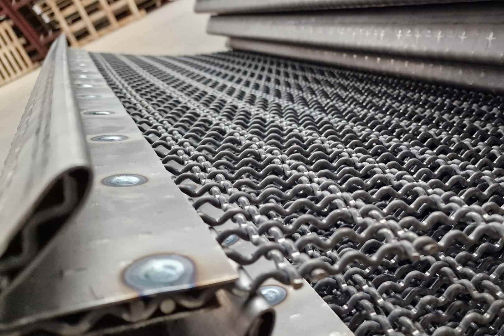 Intermediate crimped gevlochten gaas voor industriëel zeefdek