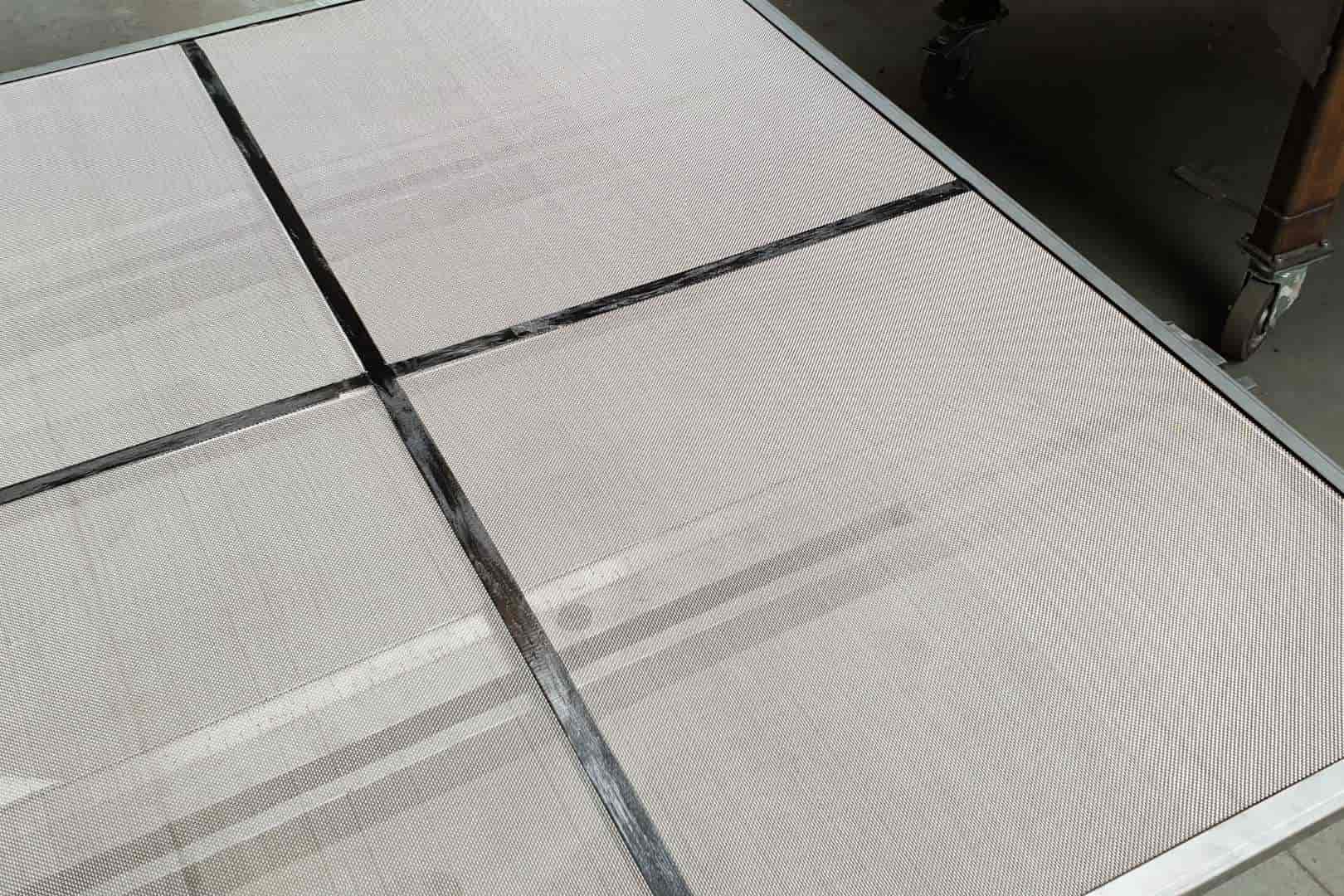 Technische zeefbespanning voor herstelling van industriële zeven