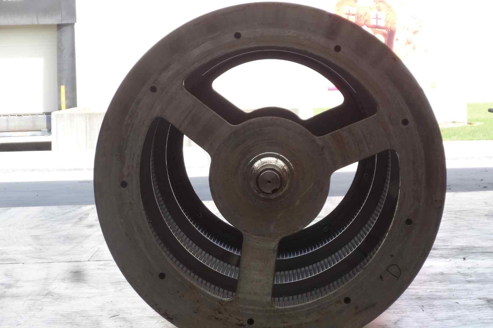 Trommelzeef met cilindrische spleetzeef voor industriële filtratie en scheiding van materialen
